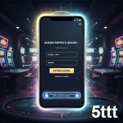 Ilustração de Aproveite a experiência de slots no 5ttt com segurança