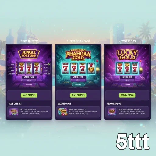 Ilustração de Explore os jogos VIP e slots da 5ttt com agilidade e segurança